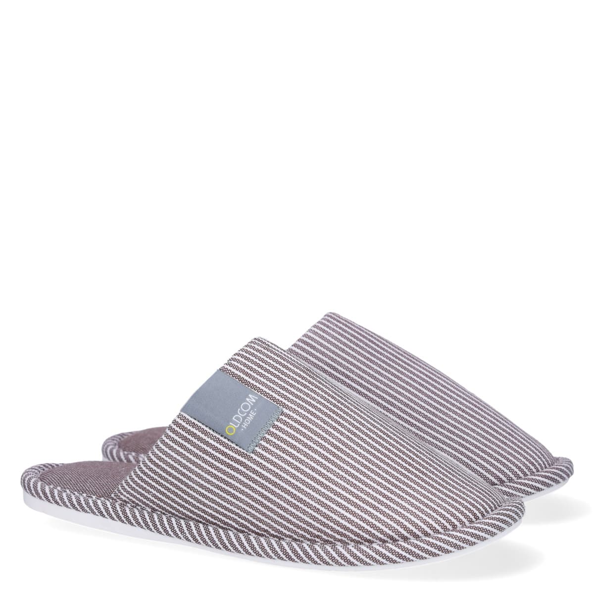 Papuci de casă STRIPES, Maro