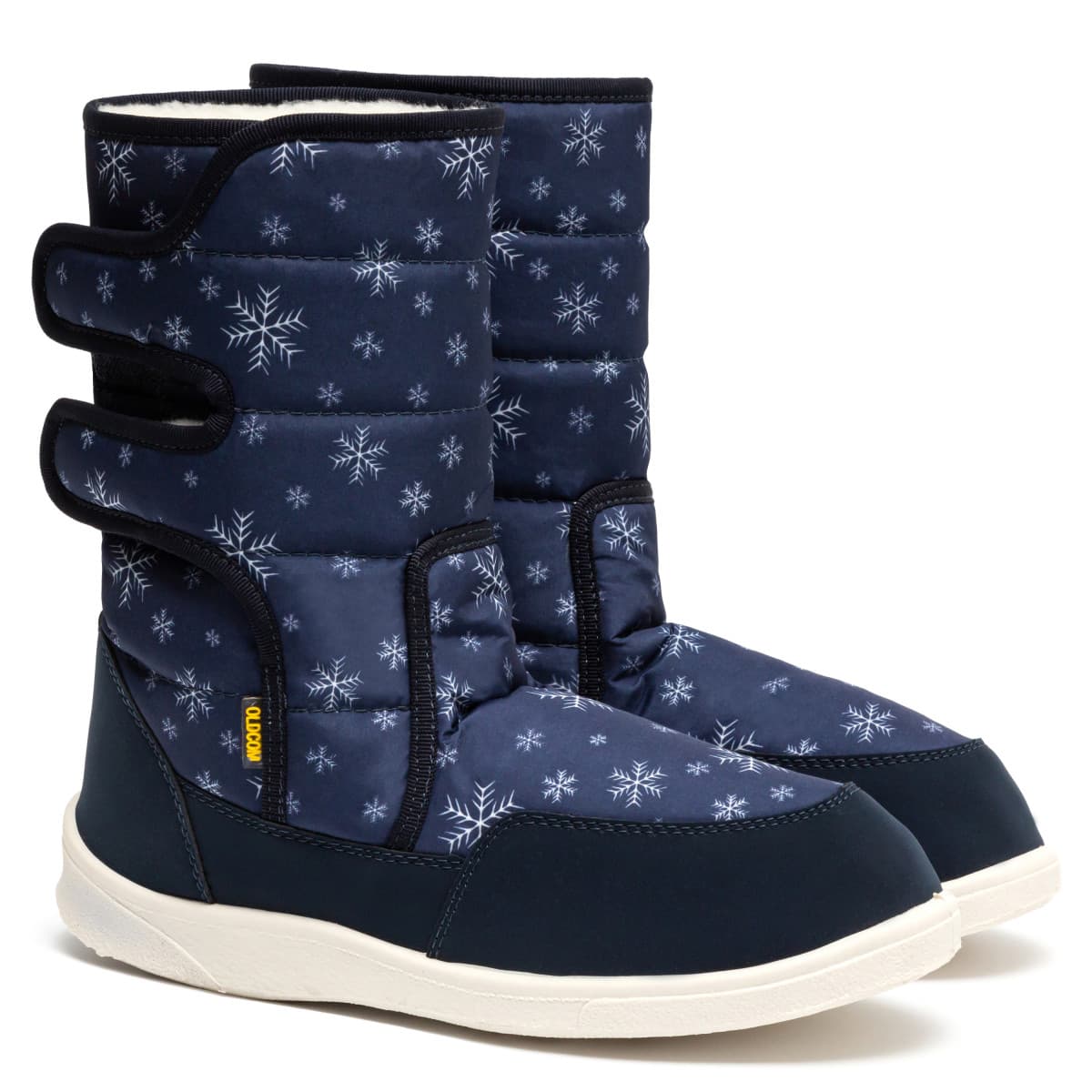 Cizme de iarnă AURORA Print, Navy/Fulgi