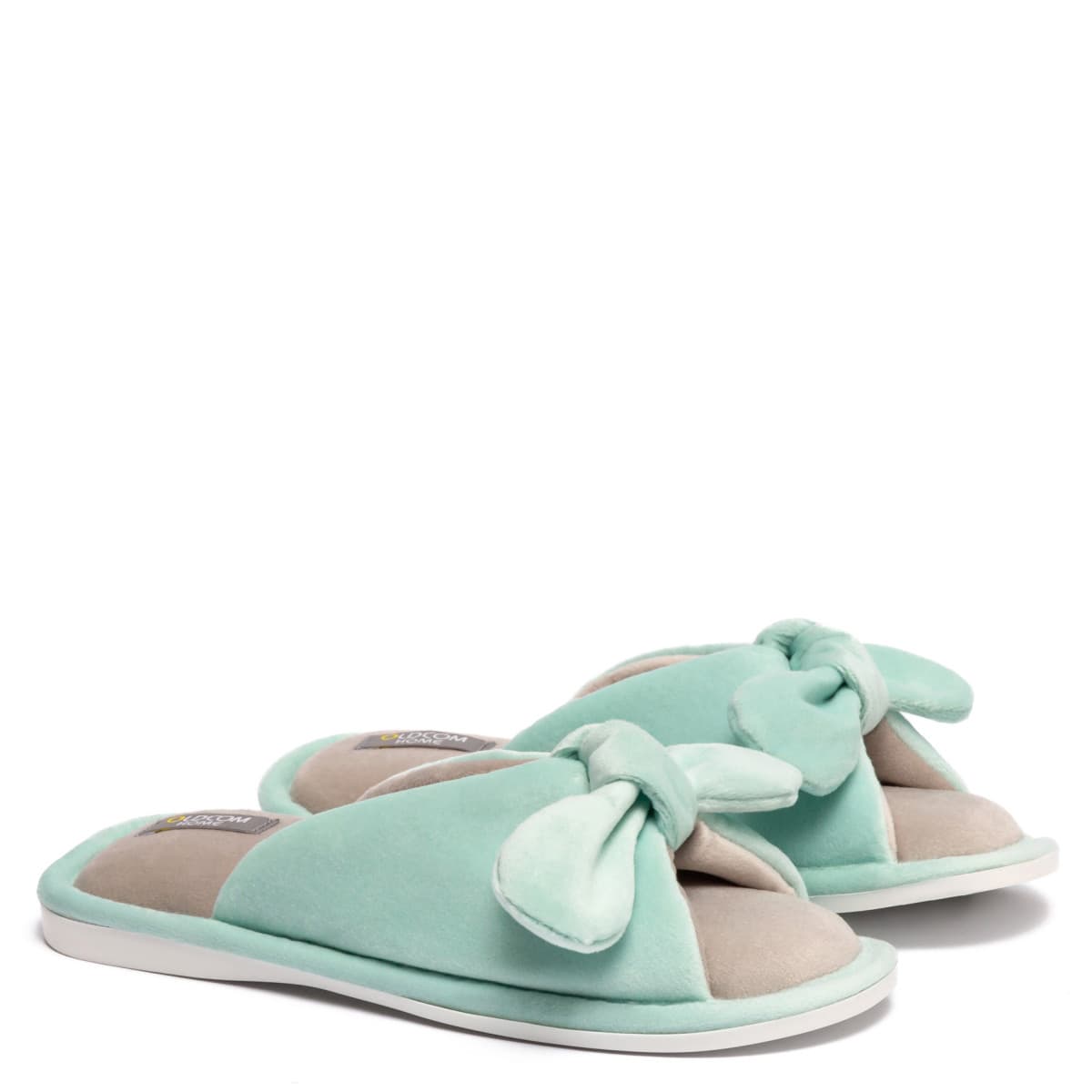 Papuci de casă BUNNY pentru copii, Mint/Bej