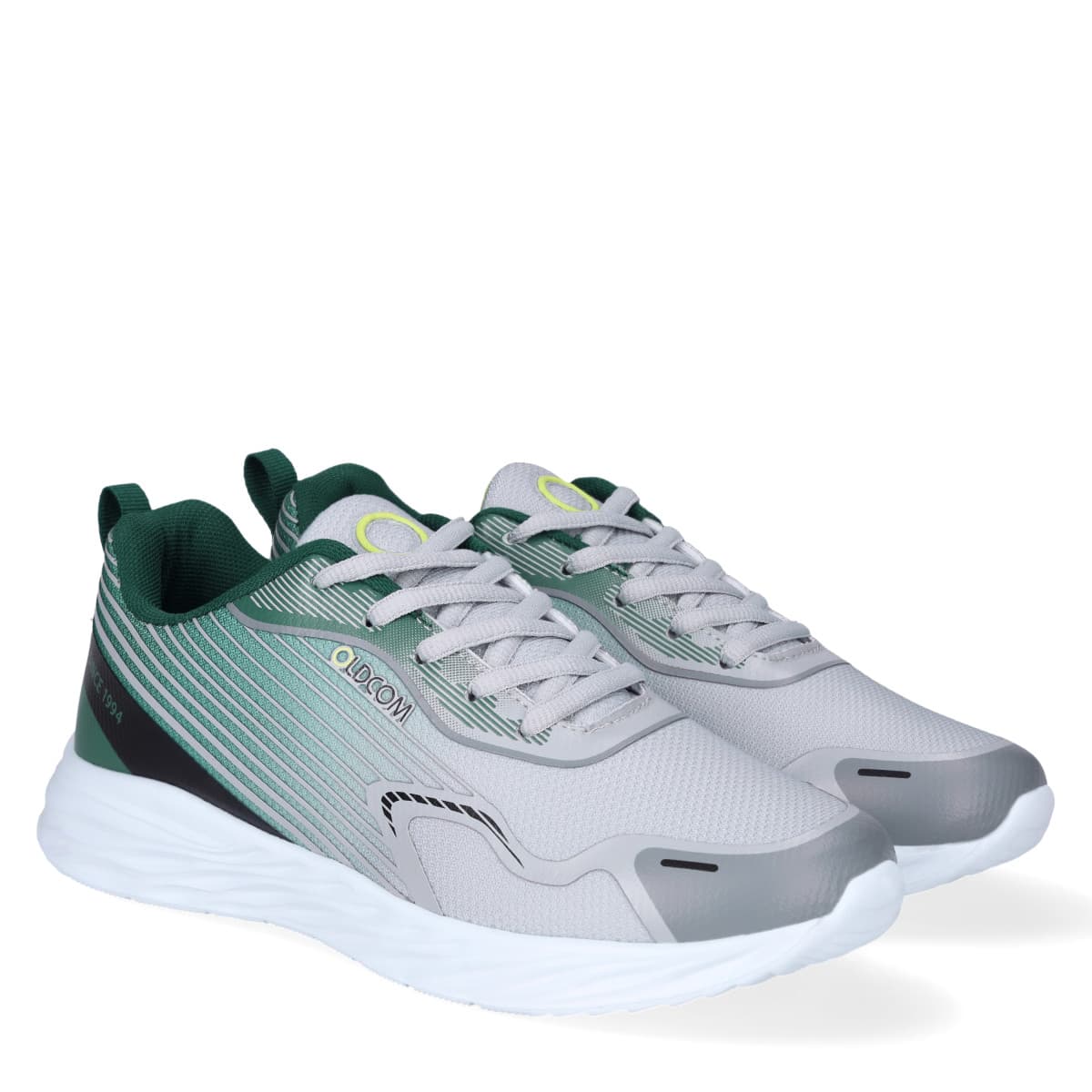 Pantofi sport adolescenți HELIO, Gri / Verde