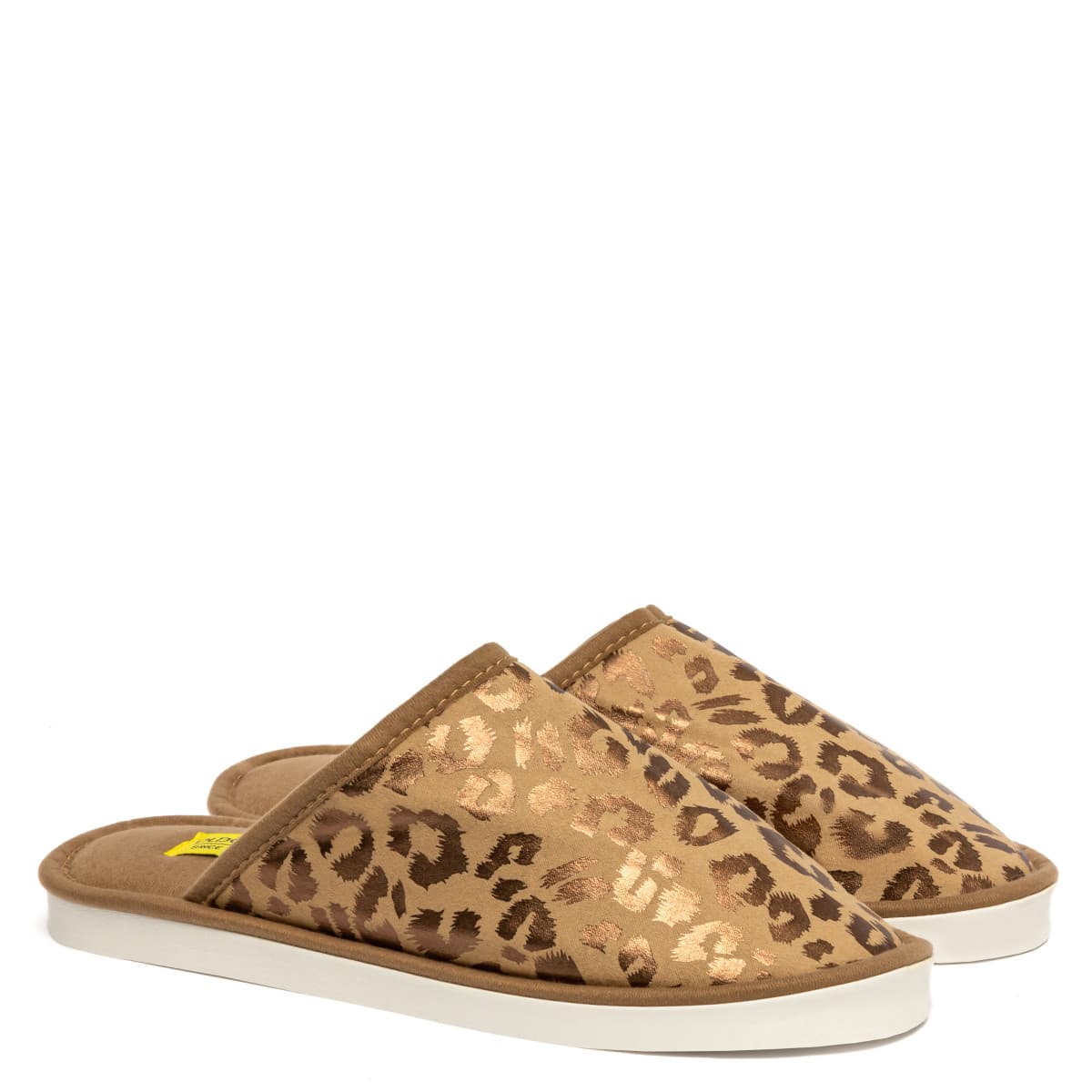 Papuci de casă ROXY, Bej/Leopard