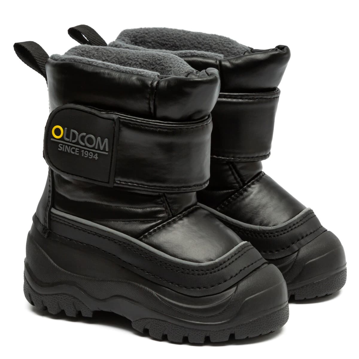 Cizme de iarna FLUFFY, Negru
